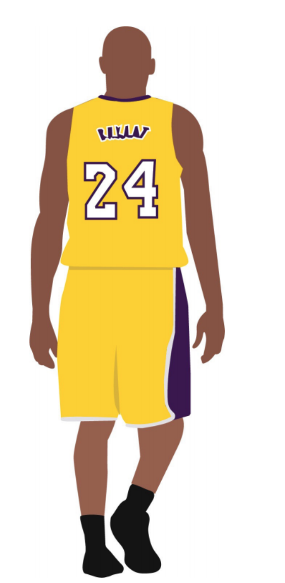 Kobe Bryant By Nika - Kobe Bryant Jersey Png,Kobe Bryant